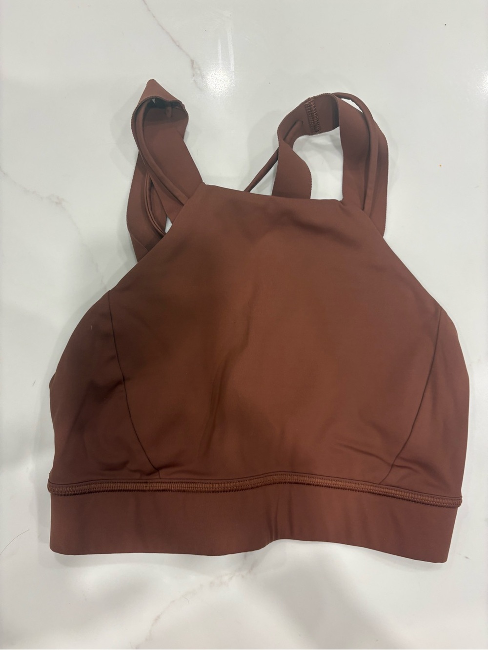 lululemon athletica High-Neck Sports Bralette - Brown